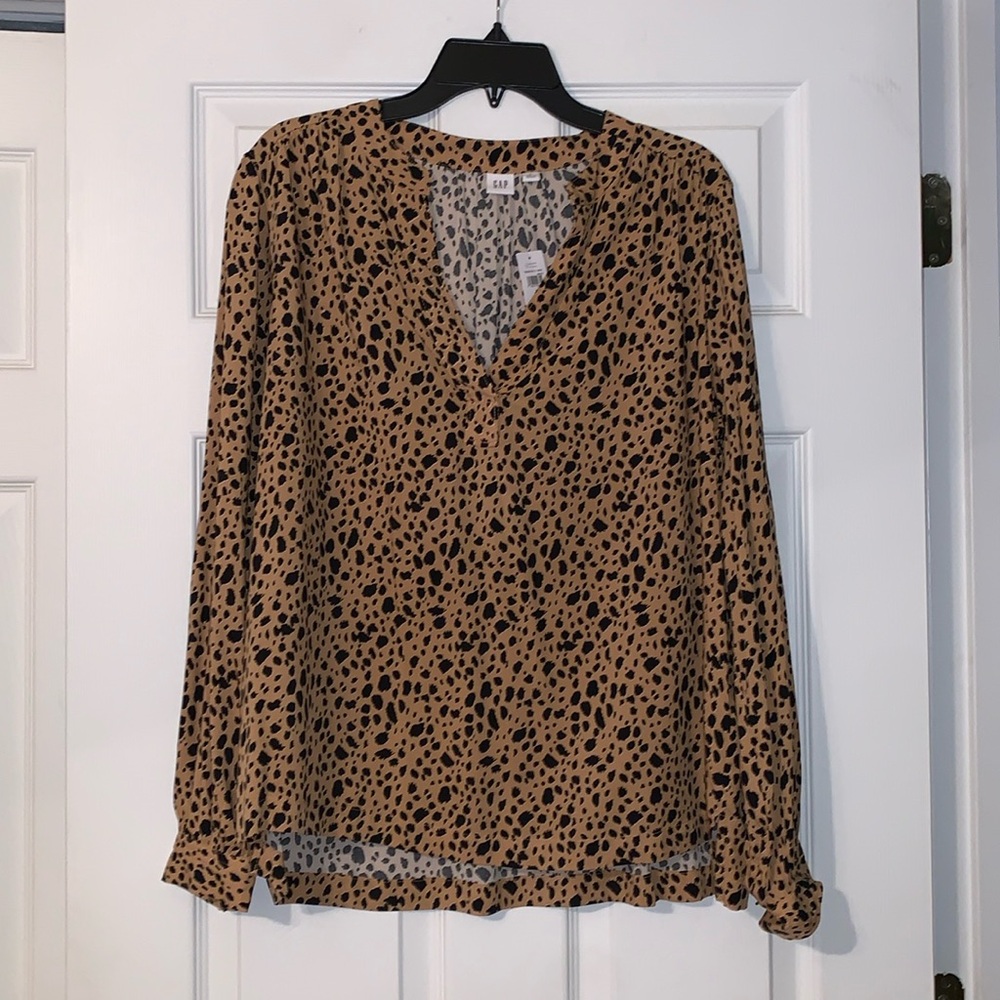 GAP Animal Print Blouse